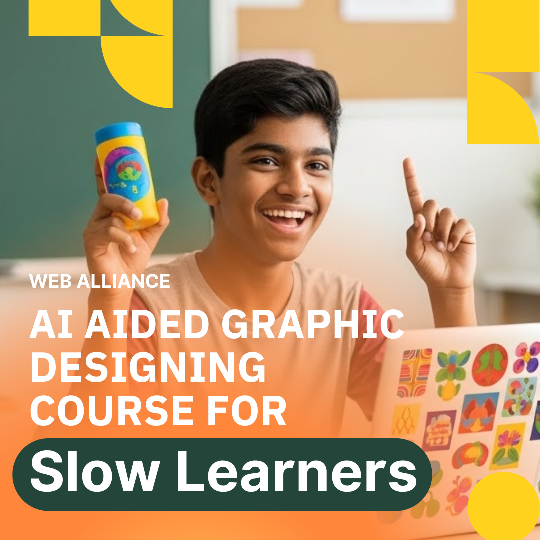 AI-Aided Graphic Design for Slow Learners
